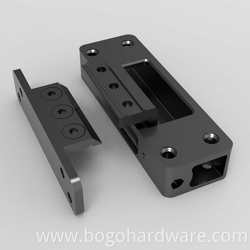 Black Aluminium Door Hinges